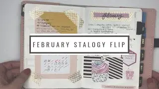 STALOGY FEBRUARY 2019 PLANNER FLIP | B6 STALOGY | BULLET JOURNAL | FUNCTIONAL PLANNING