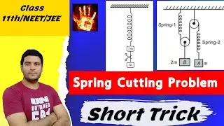 🔥Best Shortcut for Spring Cutting Numerical | Quick Physics Trick.