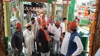 The king of Kadapa Syed Arifullah Hussainysaheb Sajjade Nasheen of Ameen peer dargah visited kasmur