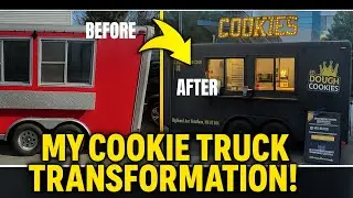Huge Food truck Transformation! What my COOKIE truck looks like now! 