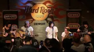 Asking Alexandria performing 