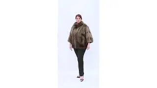 Stylish cropped jacket made from auction fur from Canadian Nafa Nothern fisher.
