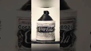 Famous drink company products now vs then  #cocacola #drinking #Fanta #pepsi #sprite