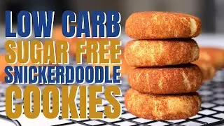 Low Carb Sugar Free Snickerdoodle Cookies | Gluten Free Cookies | Diabetic Holiday Cookies Series