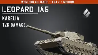 Leopard 1A5 | 12k Damage | Karelia [ WoT Console: CW ]