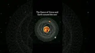 The Dance of Venus and Earth around the Sun!
