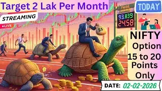 Nifty live trading | 02-02-2026 | #nifty #livetrading #tr2lak