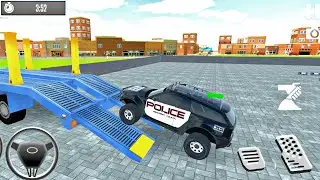 Police Car Transport Simulator Games | Cargo Aroplane Police Vehicle Games | Best Car Games Android