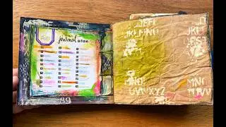 FULL FLIP THROUGH of my Junk Journal July 2024 Art Journal