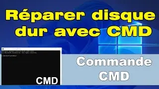 Comment reparer un disque dur avec invite de commande CMD