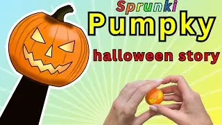 Sprunki OC Pumpky (nowe postacie z włoskiego brainrot). Rzeźbienie z gliny samoutwardzalnej.