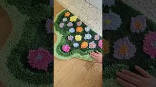 🌿 Whoohoohome Moss Flower Rug: A Fresh, Nature-Inspired Touch for Your Home 🌸