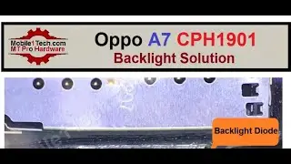 How to Fix Oppo A7 CPH1901 Display Light Problem Solution Jumper Ways By GSM Free Equipment
