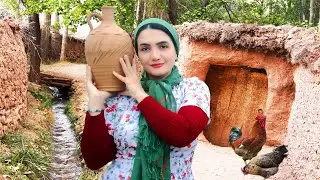 Приготовление целой курицы в иранской деревне | Мой опыт сельской жизни