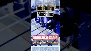 Ink Filling Machine for Industrial-Scale Pen Production with High Precision