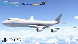 FULL FLIGHT - Atlas Air Boeing 747-8F - Manaus x Miami [Microsoft Flight Simulator 2024 PS5]