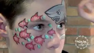 Shark Attack - Face Paint Tutorial