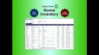 Home Inventory - Google Sheets