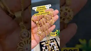 1gram gold plated chain pendent collection #chainpendent #1grm #1gramgold #dailywearchains #chain