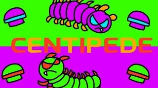 Arcade Centipede game Animation