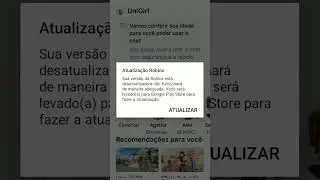 Pessoal eu j&aacute; atualizei s&oacute; que t&aacute; mandando atualizar de novo ah
