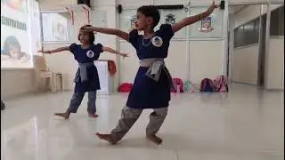 Nattadavu 3 Practice – Dhiya Our little dancer learning Bharatanatyam in class 🪷Practice