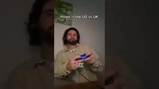 THE HOOD IN THE US VS THE UK 🤣 #shorts