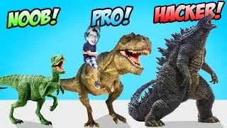 DINO NOOB VS DINO PRO VS DINO HACKER YANG PALING KUAT SEPANJANG SEJARAH DUNIA!!!