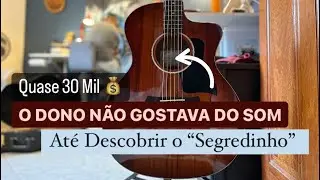 VIOLÃO TAYLOR 224 DLX KOA - Desistiu de Vender na Hora