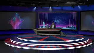 3D Model Broadcasting Virtual Studio Download 