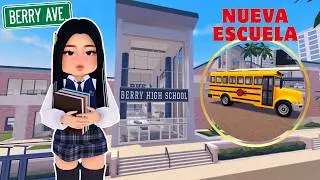 NUEVA SUPER ESCUELA ACTUALIZADA EN BERRY AVENUE *NUEVO BUS ESCOLAR, SALONES Y MÁS ROBLOX #roblox