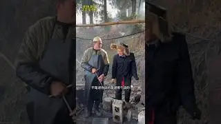 Primitive Outdoor BBQ | Juicy Slow-Roasted Meat in the Forest 🔥🥩
