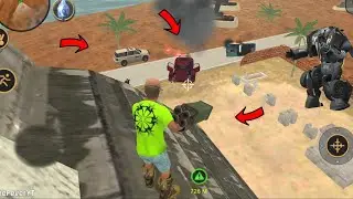 Vegas Crime Simulator (Vega Hero Fight Alien Robot Car) Vegas Hero Destroy Robot Car Ship - HD