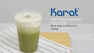 Karat 98mm To Go Cold Cups and Lids
