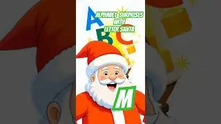 ABC Christmas Alphabet | Holiday Surprises with Santa | Kids Learning Letter M #mittens