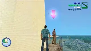 Why this mysterious car parked beside the police station in Vice City during this mission?