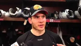 Blackhawks' Ben Smith is good. Or lucky.