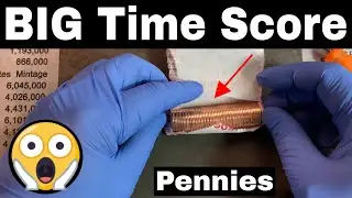 Searching For RARE and Valuable Coins in Penny Rolls - Extra V Pennies