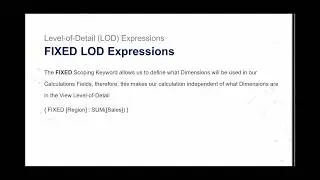 4.4. LOD - FIXED LOD Expressions