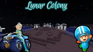 Lunar Colony-Minecraft Mario Kart 8 Deluxe