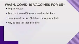 How to schedule a COVID-19 vaccine appointment in Spokane if you're 65 or older