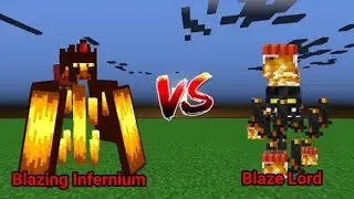 Blazing Infernium vs Blaze Lord | Minecraft Mob Battle