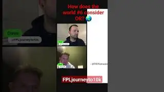 World #6 chats about OR 🌎 Does it ever impact how he plays? #fpl #fplcommunity #fantasyfootball