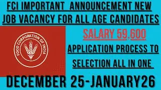 FCI MTS Recruitment 2025 🔥 10th Pass Govt Job | No Exam? | Full Details