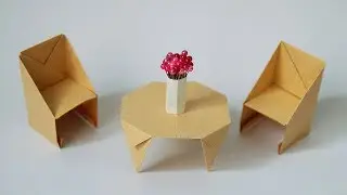 🪑 Origami Chair 🪑 How to fold a Chair • Cái ghế • Chaise