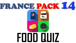 Food Quiz Pack 14 ( FRANCE ) - All Answers - Walkthrough ( By Taplane INC )