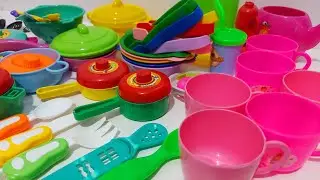 9 Minutes Satisfying with Unboxing Kitchen Play Set Review Toys | ASMR 