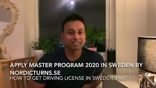 How to get Swedish Driving License, Part 01