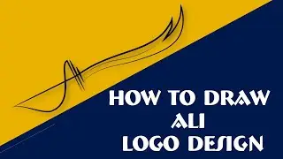 How to Draw the Ali Logo Design in Cyber Tech: Step-by-Step instructions