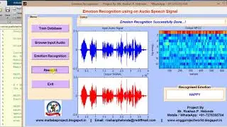 Audio Emotion Recognition using Matlab Project with Source Code